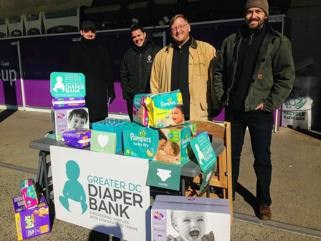D.C. Diaper Drive with fellow Richmond seminarians
